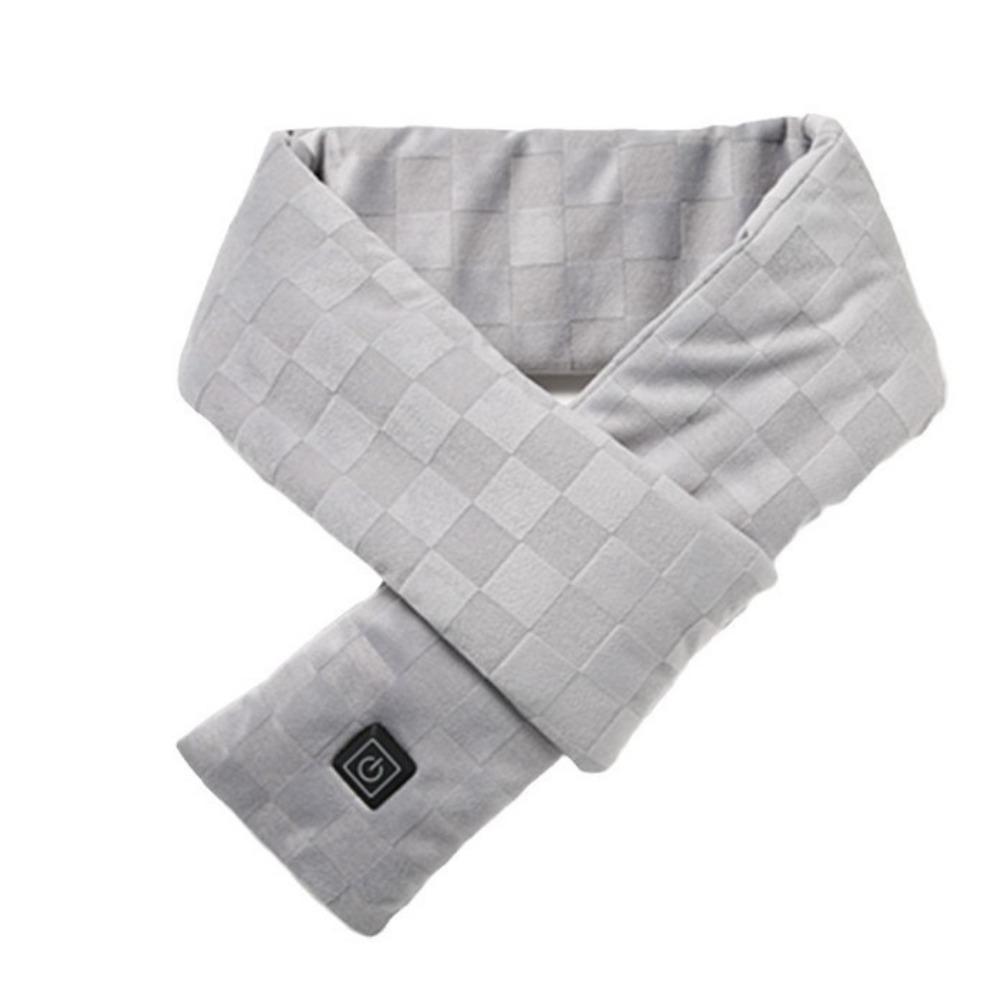 3 Temperature Adjustable Electric Neck Wrap Soft Thermal Neck Warmer Universal Heating Scarf Girls