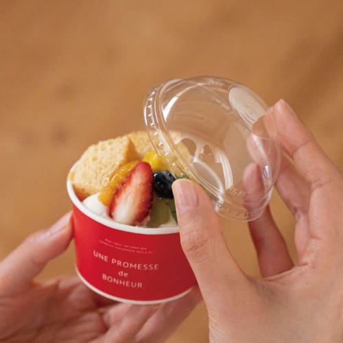 Heads Bonheur Cup Lid-1, Clear, 7.6cm Diameter, BNR-LID1, Pack of 50