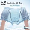 Mao Ren Teen Boys' Cool Mesh Underwear with Silk Crotch