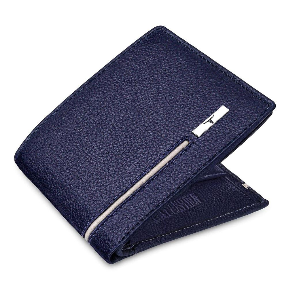 Stag Blue Sand Leather Wallet for Men