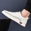 Herren Freizeitsportschuhe 2025 Herbst Outdoor Casual Modetrend Casual Einfarbig Weiße Schuhe Low-Cut Weiche Sneaker 38-44
