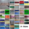 1M Retractable Patio Awning Replacement Fabric Windows Wavy Valance Durable Sunshade Canopy Cloth Waterproof Gray Beige Strips