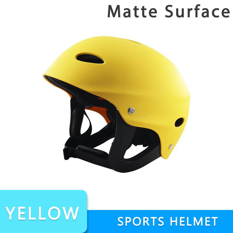 Water Sports Helmet ABS+EVA Half Shell for Kayak SUP Wakeboard Skateboard, Adjustable Vented