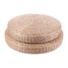 Japanese Style Natural Straw Futon Cushion Round Floor Mat Rustic Tatami Cushion  Tea Ceremony