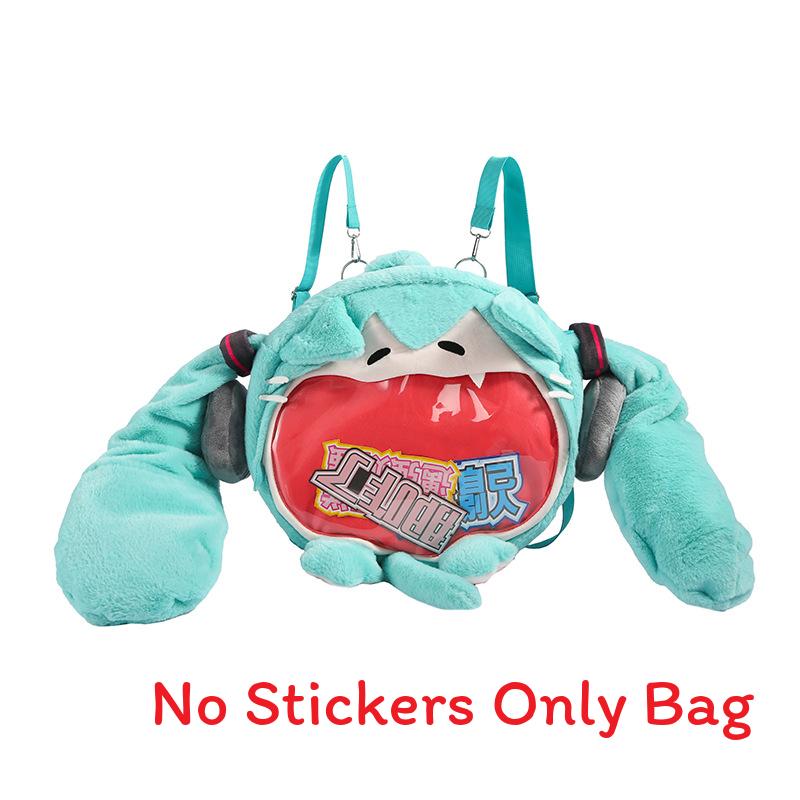 

Хатсунэ Прозрачная Мику Итабаг Мультяшная Сумка через Плечо Милый Легкий Рюкзак