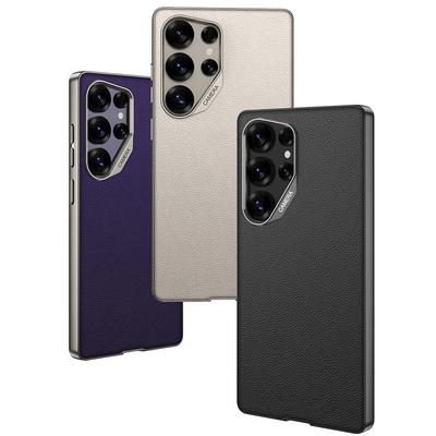 Suitable for Samsung S25Ultra Mobile Phone Case Carbon Fiber Leather Mobile Phone Case S25u Matte Advanced Sense Protection Case