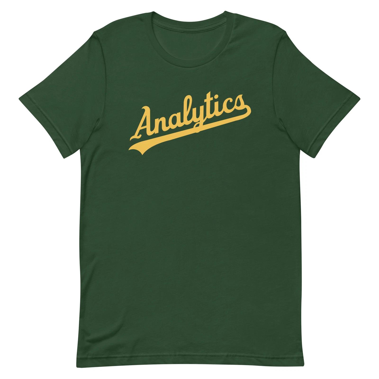 Analytics Moneyball Baseball Graphic Tee Shirt Unisex t-shirt S