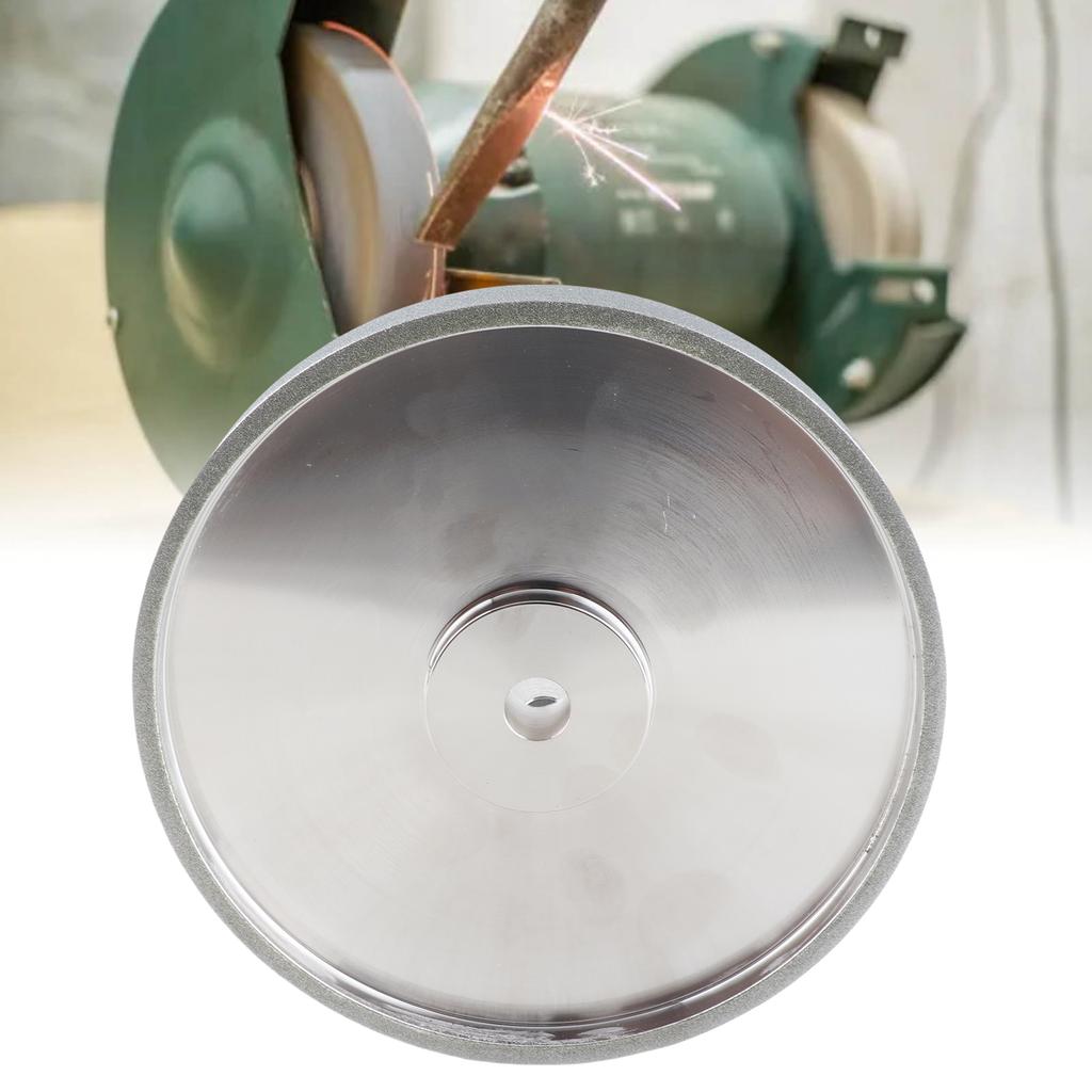 CBN Grinding Wheel 8 Inch CBN Grinding Wheel Electroplated Grinding Wheel for Flat Shape Grinder Grinding Sanding Wheel