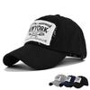 Newyourk Embroidered Baseball Cap Wide Brim Duck Tongue Hat Casual Style Black
