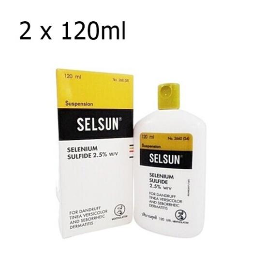 120ml Selsun Flassjampo 1 stk / 2 stk / 3 stk