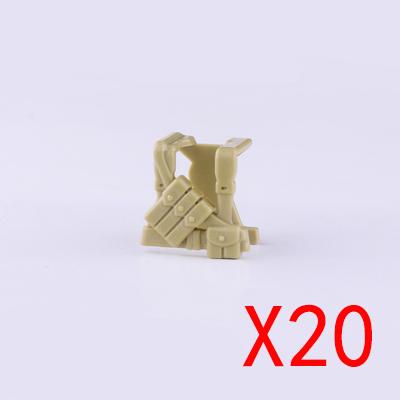 Building Blocks Soldier Figures Equipments Accessories Gifts Toys MOC USA Army Bulletproof Armored Vest Mini Bricks Toy DIY R28