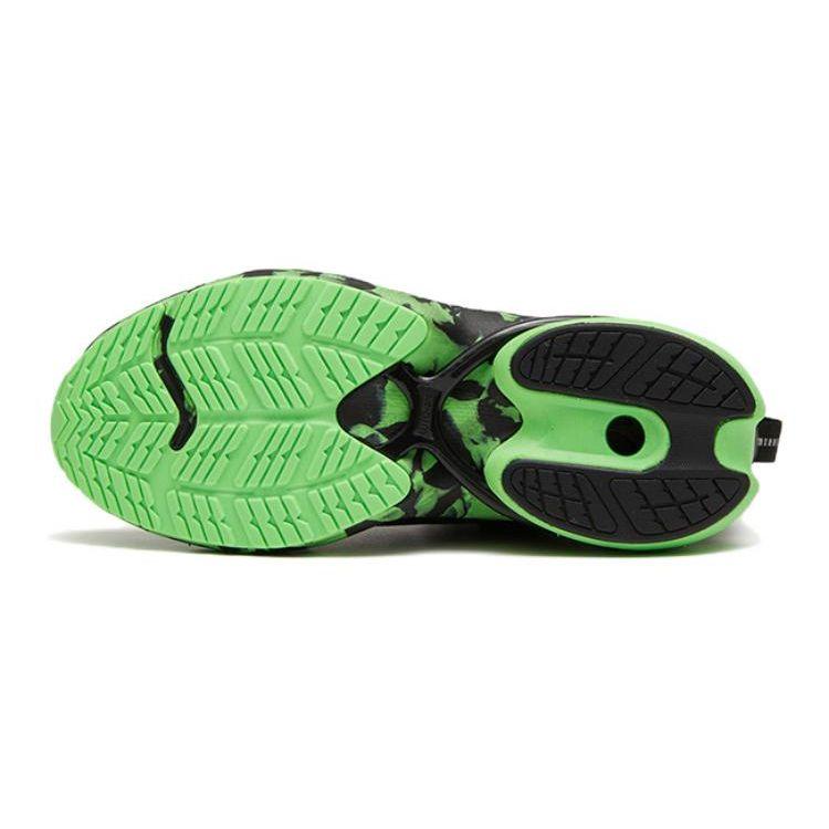 Anta Kids Comfortable Daily Low-Top Running Shoes Kids sneaker Black Green 312315521-7