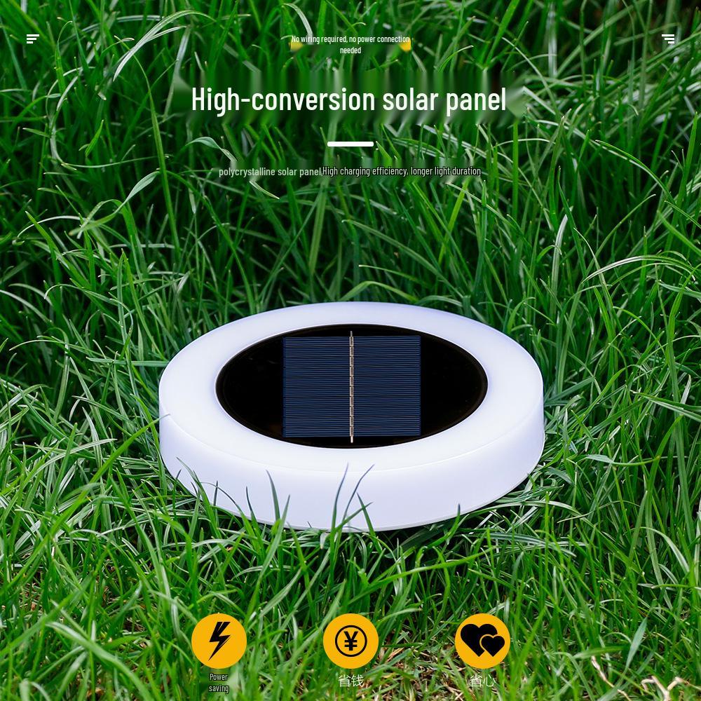 Solar LED Garden & Wall Lights for Outdoor Decoration, Dual-Use, Suitable for Villas, Courtyards, and Lawns