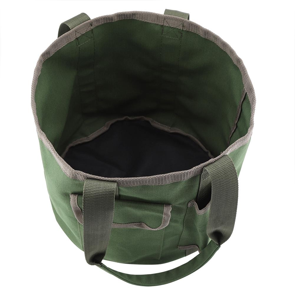 Portable Bucket Garden Tool Bag Tote Storage Pouch Waterproof