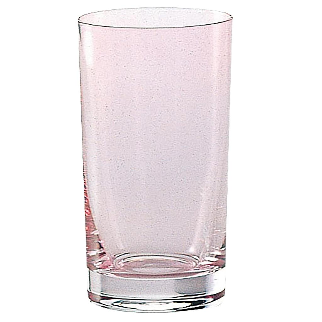 Otsuka Glass "Pinsale" Tumbler, Glass Cup, Approx. 250ml, Pink, Made In Japan, 6224-722-4-1P