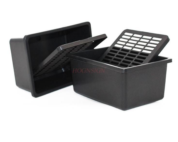 Mehrzweck-Kriechkasten Kleintier Atmungsaktive Verpackungsbox Kunststoff Zuchtbox Gehörnte Frosch Schildkröte Hamster Box