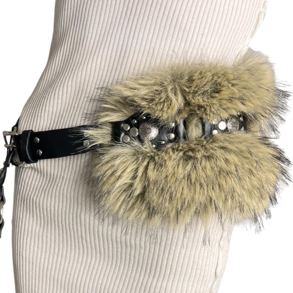 Subculture Furs Corset Adjustable Waistband Wide Belt Women Waist Cincher Cool Waistband Punk Styles Waist Decoration