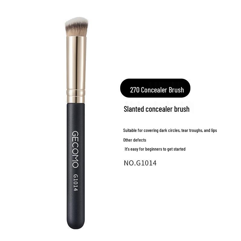 GECOMO170 Foundation & 270 Concealer Brush: Non-Absorbent, Easy-to-Use Brushes for Face Contouring and Makeup Application.