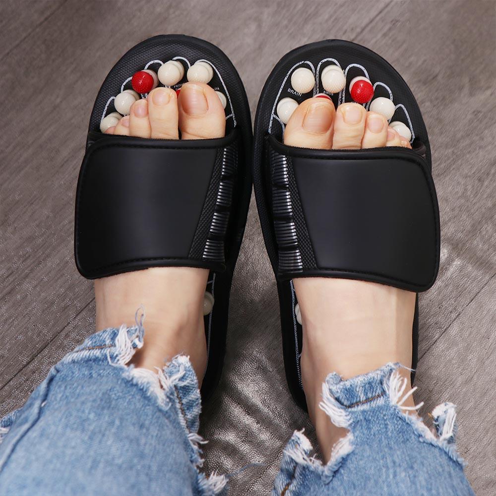 Rotating Foot Massage Shoes Unisex Reflexology Sandals Comfort Acupressure Massage Slippers  Man