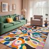 Modern Colorful Carpet for Living Room Non-slip Cute Room Décor Abstract Style Lounge Rug Washable Mat for Children Room Tapis