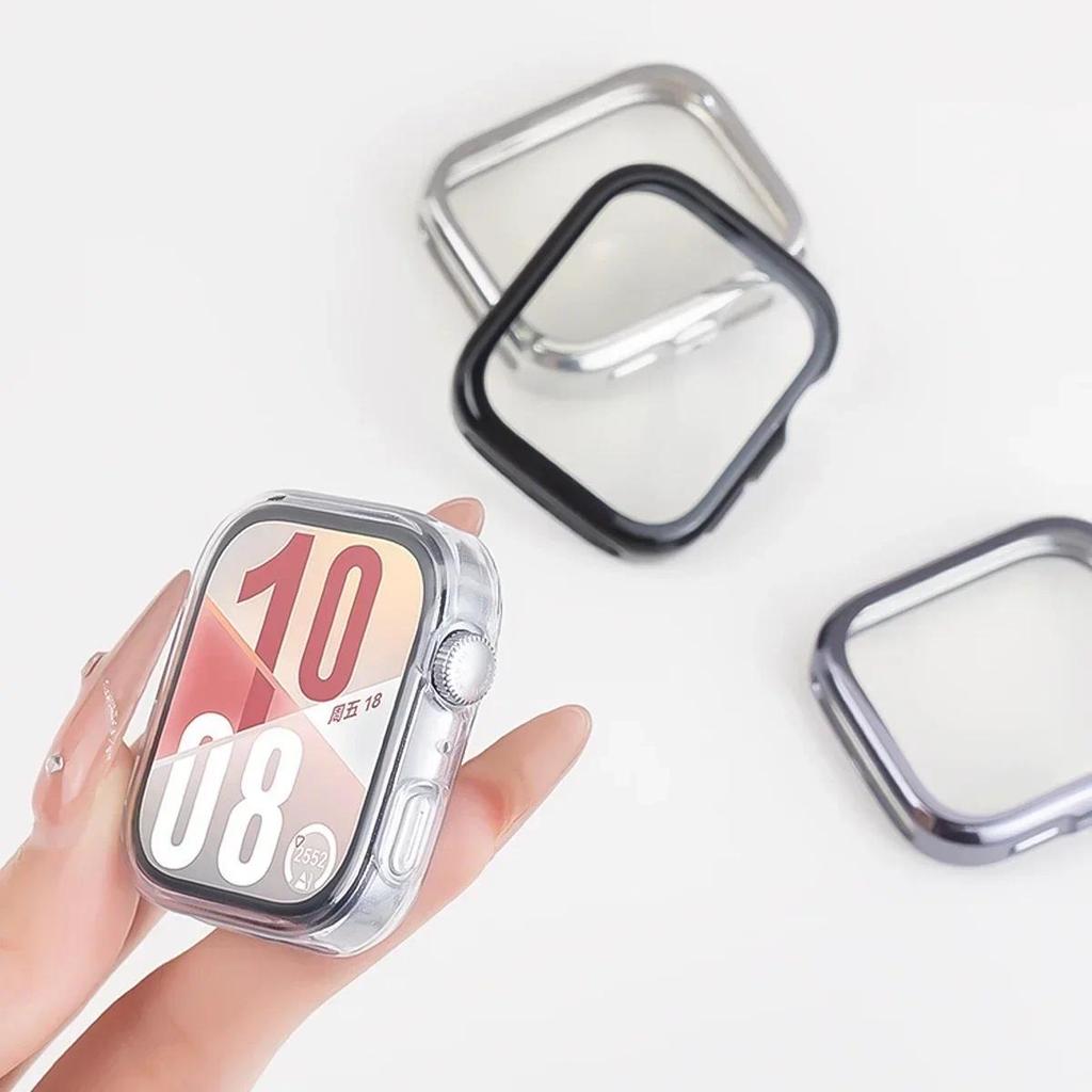 Hard PC Cases for Huawei Watch Fit 4/4 Pro,Screen Protective Cover for Huawei Fit4 Hollow Case Shockproof Bumper Shell Accessory