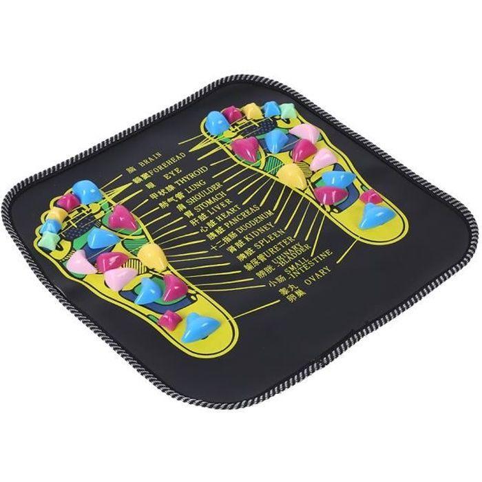 Foot Massager Acupressure Mat Reflexology Walking Stone Road Foot Massage Tool Stimulates Blood Circulation for