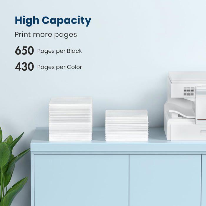 Ink Cartridges - 305XL - Black and Color - Compatible with HP DeskJet and Envy - Yield 650/430 Pages