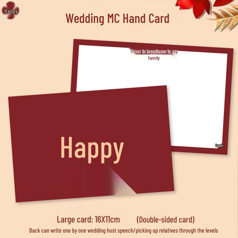 Wedding Emcee Speech and Game Cards for MCs