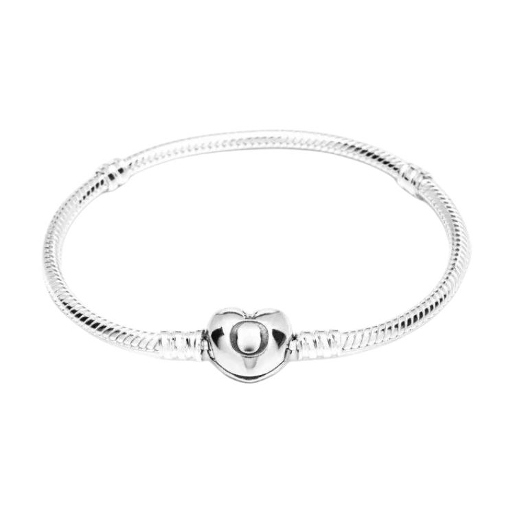 Pandora Letter Engraved Sterling Silver Bracelet Women Bracelet 59071916
