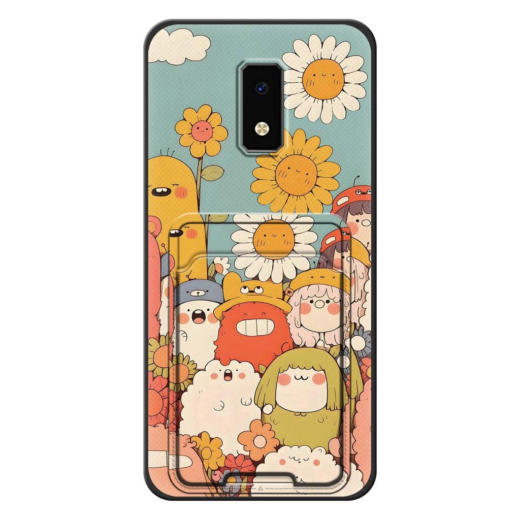 Silicone Soft Case Phone Case For BLU View4 Back Cover Protective Durable Card Bag Shockproof Card Sleeve Card Slot TPU