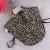 Fake Collar Leopard Print Detachable Lapel Collar Women Lightweight Breathable Half Shirt Collar Dresses Blouses Accessory