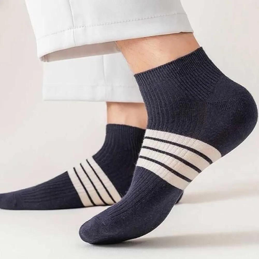 Extremo Everyday MAN 3-Color Line Ankle Socks 10 Pairs Mixed CH553