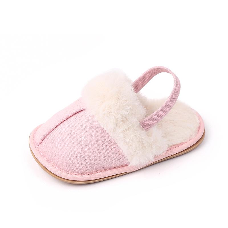0-1 Year Old Baby Soft Sole Cotton Shoes for Autumn/Winter - Elastic Walking Shoes BC2345