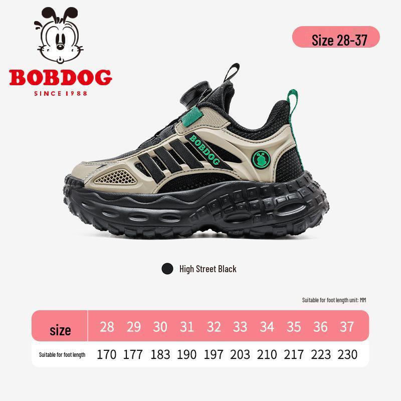 Bobodou 2025 Boys' Non-slip Casual Soft Sole Shoes - Spring/Autumn Versatile Breathable Children's Sneakers