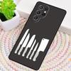 Love Baking Chef Knife Silicone Phone Case For Samsung Galaxy note 10 pro S26 S25 S24 S23 S22 S21 Plus S25Ultra Capa Cover