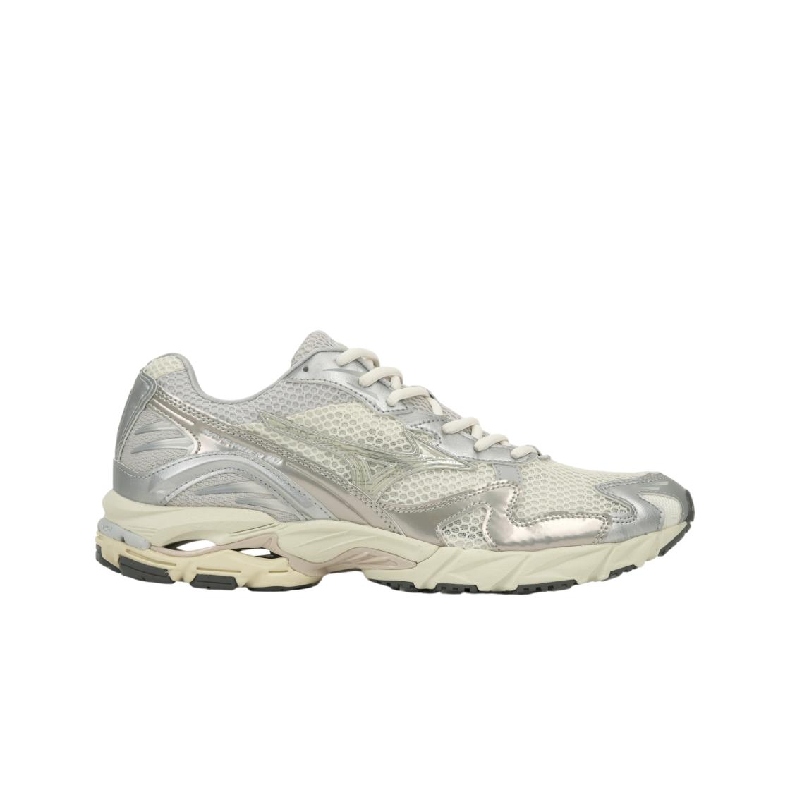 Mizuno Wave Rider 10 Metallic Snow White Men Sneakers Mizuno-Snow-White White-Sand Nimbus-Cloud D1GA243104 42.5