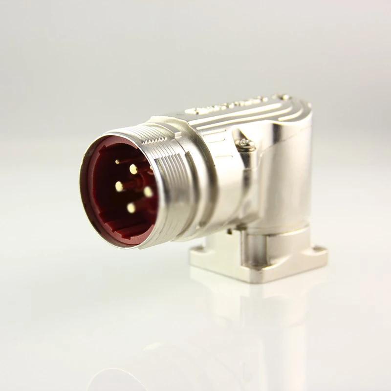 Waterproof IP67 Aviation Male Female Plug Socket M40 6Pin 8 Pin Power Connector High Current Large Motor Encoder Servo Adapter