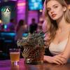 Caraffa da Whiskey in Vetro Resistente 300ml Forma Testa di Lupo Tappo ad Alta Tenuta Stagna Vetro Borosilicato Vino Sigillo a Tenuta Stagna Contenitore per Liquori