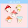 Unique And Playful Mushroom Brooch Pin For Decorative Gifts And Personal Style