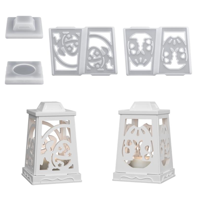 Silicone DIY Craft Molds Mould For Making Easter Hollow Lanterns Night Lights Ideal For Holiday Decoration And Creative Fun