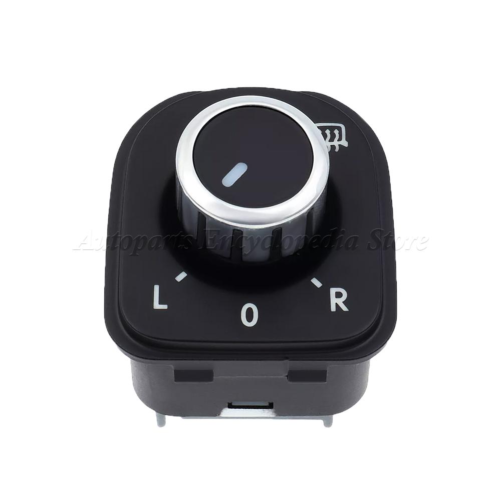 Chrome Auto RearView Side Mirror Switch Car Button 5ND959565B For VW Golf A6 TIGUAN SAGITAR MAGOTAN CC Passat 5ND959565A