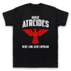 Unisex Shirt Cotton Oversize Large Size DUNE HOUSE ATREIDES HERE I AM HERE I REMAIN NOVEL FILM MENS & WOMENS T-SHIRT
