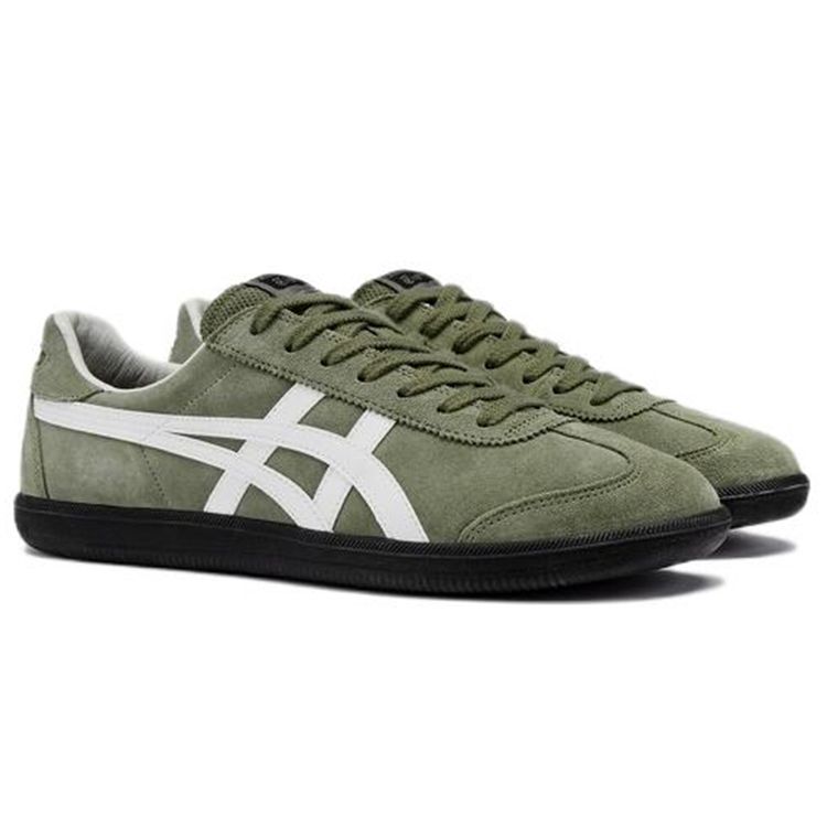Onitsuka Tiger Tokuten Burnt Green White Black Unisex Low Top Suede Retro Trainer Sneakers 1183A907-300