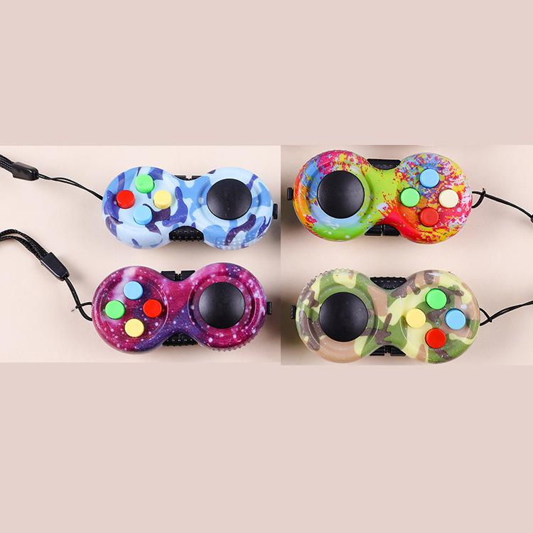 Fidget Pad Controller Toy Relief Stress Hand Game Pad Fidget Cube Sensory Toy For Kids Adults