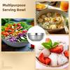 Stainless Steel Anti Scalding Bowls Double-layer Thickened Soup Rice Bowls Salad Ice Cream Dessert Bowl Kitchen Dining Tableware