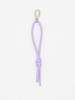 Woven Leather Pendant Keyring & Bag Accessory