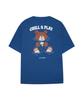 YONEX 261Ts042U Dark Marine Unisex Teddy Bear Graphic Short Sleeve T-Shirt