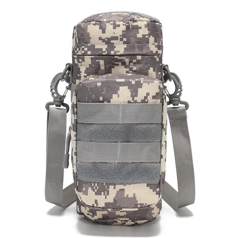 Multi-Functional Water Bottle Pouch Fishing Hiking Cycling Outdoor Sports Waist Bag Oxford Fabric