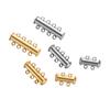3pcs Stainless Steel Magnetic Slide Tube Clasps for DIY Layer Necklace Bracelet 3 Loops Connectors Jewelry Findings Supplies