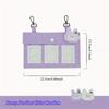 1pc Pet Linen Bag Rabbit Hay Bag Feeding Bag Chinchilla Guinea Pig Hanging Feed Bag Suitable for Gifts for Friends and Family
